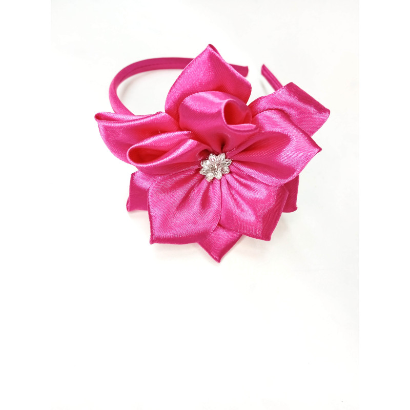 Čelenka růžová kytička