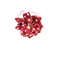 Čelenka kytka s perlou