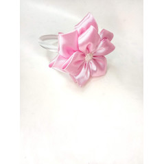 Čelenka růžová kytka velká