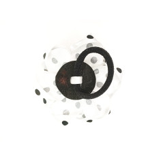 Mašle s gumičkou dalmatin