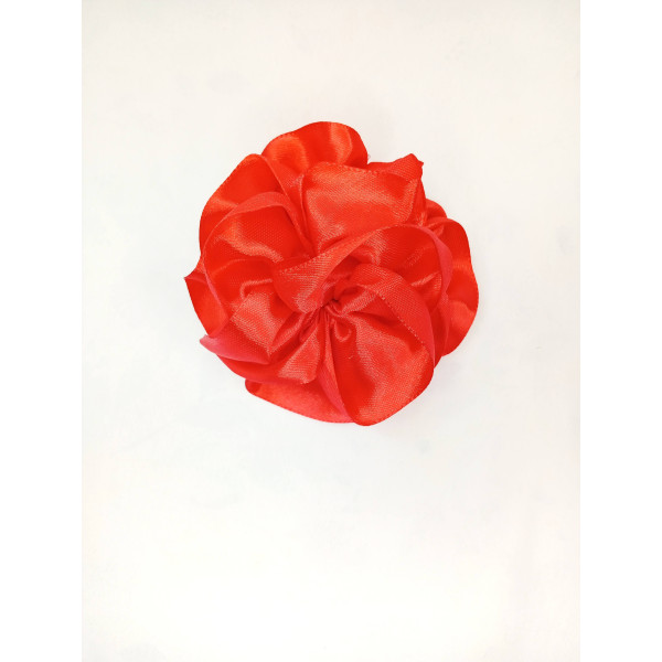 Mašle do vlasů pivoňka červená