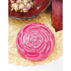 Mýdlová růže - červena s glitry