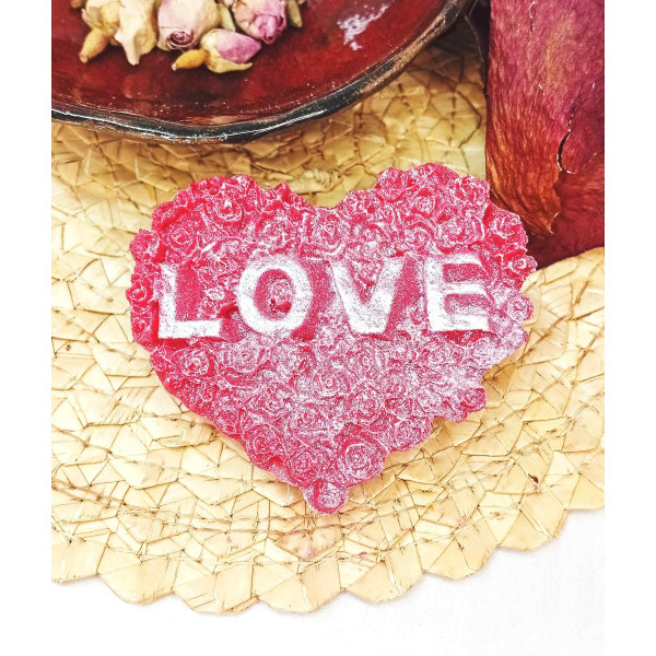 Mýdlové love - červené s glitry