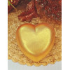 Mýdlové srdce plné lásky - zlaté