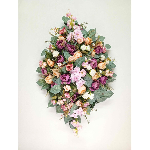 Pohřební věnec 70x42 cm