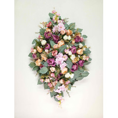 Pohřební věnec 70x42 cm