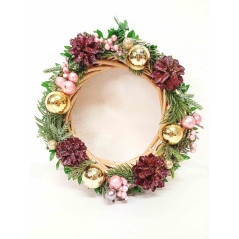 Vánoční věneček na dveře