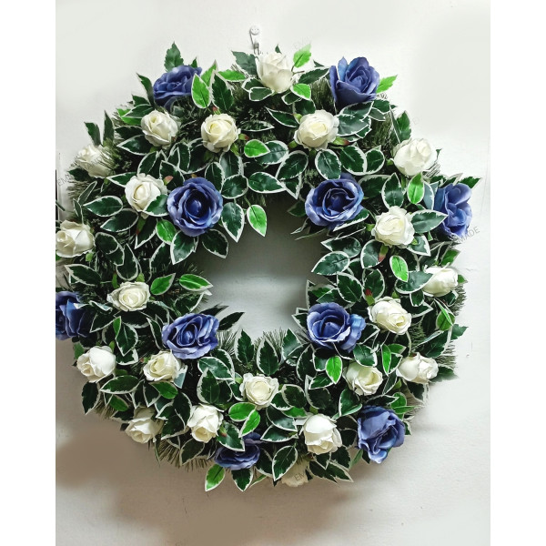 Pohřební věnec o průměru 70 cm